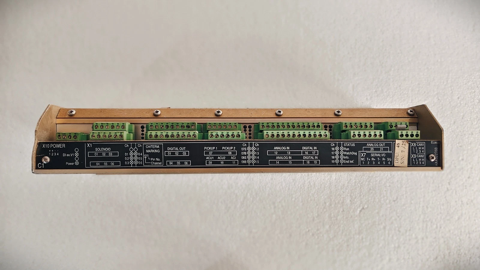 Kongsberg c1 / C1 Dual Process Segment Controller